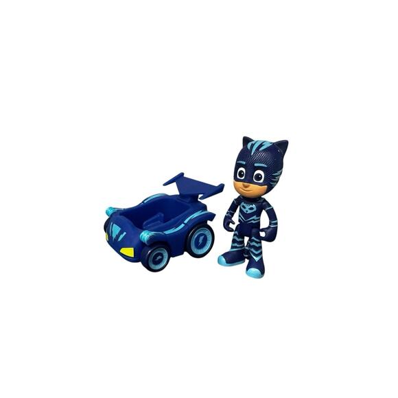 PJ Masks Catboy 3.5” Action Figure & Cat Car Vehicle Disney Jr. - Picture 9 of 10